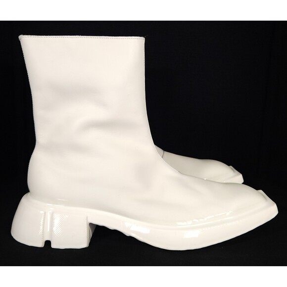 Both Brand Leather Ankle Boot Size 45 US 11 Mens White $520 main image 13